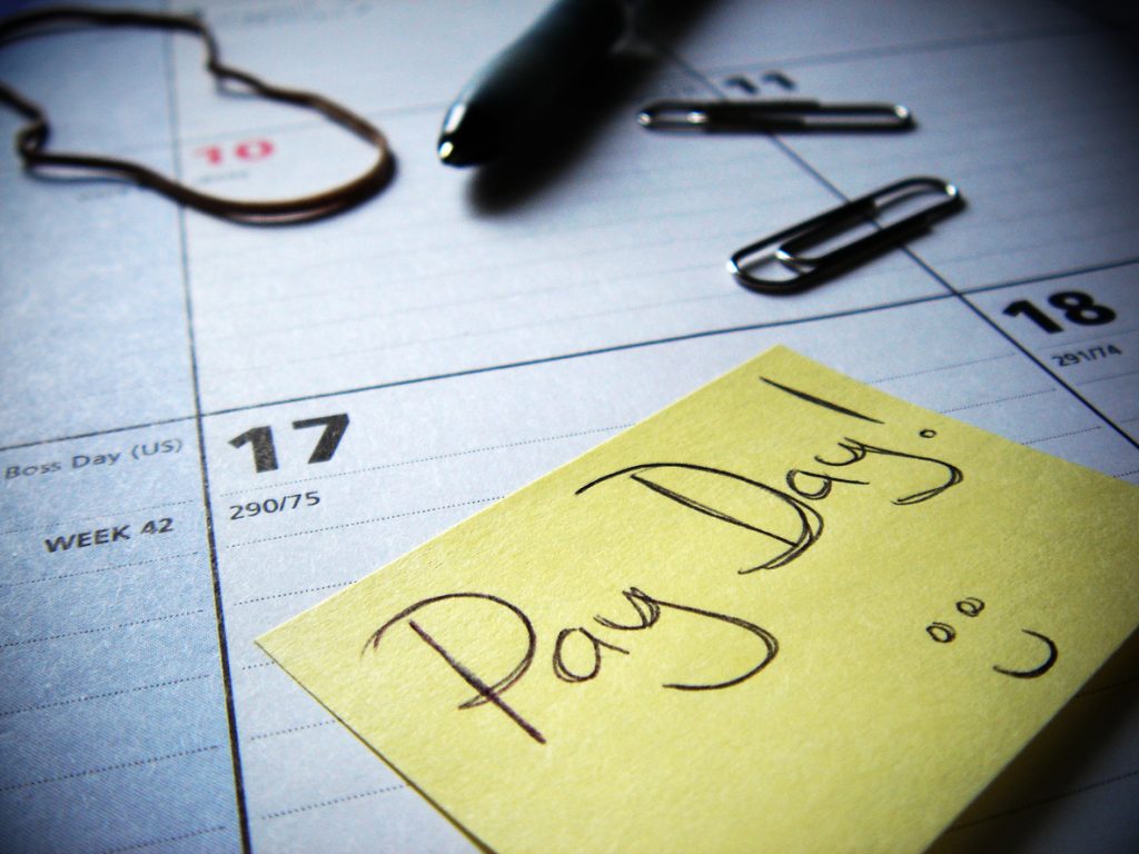 2019 Military Paydays